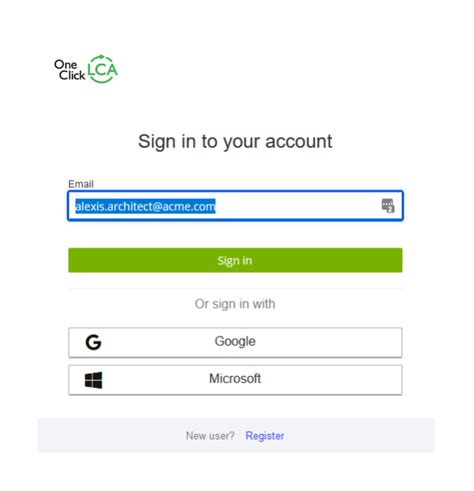fdh oneclick login|one click lca.